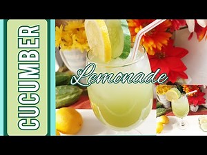 Cucumber Lemonade - How to make Cucumber Lemonade |MomZ Ann