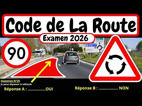 ✅ TEST GRATUIT DU CODE DE LA ROUTE 2026 🚗 #74