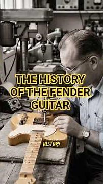THE HISTORY OF THE FENDER GUITAR #history #historyfacts #inventions