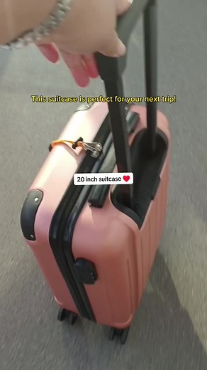 Durable and Lightweight 20-Inch Travel Suitcase with 360 Rotation Wheels