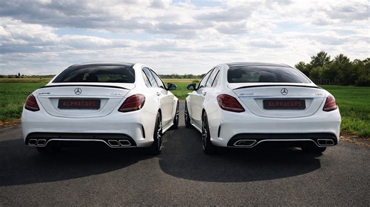 Mercedes C63 AMG vs C43 AMG acceleration 0-250 test