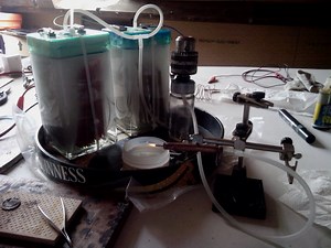 HHO Torch From 240v AC Mains Via an Arc Welder and Bridge Rectifier