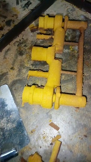 casting brass sand core shooter machine core Wal mixture body making factory#facebookviral #short #manufacturing 🚰 | Bihari Guru Vines