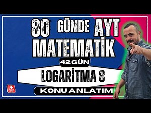 🟥Logarithm 8 ✅ Logarithm Function | AYT Math in 80 Days | AYT Math Camp