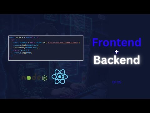 How Frontend Communicates with Backend | JavaScript + Axios Project