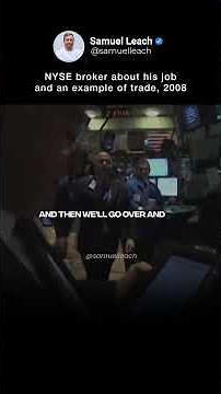 What Actually Happens on the Trading Floor!