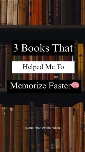 3 Books to Memorize Faster #hindibooks #audiobook #memory #books #shorts #braintraining