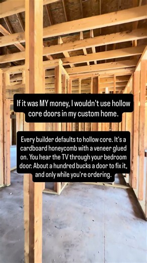 Hollow Core vs Solid Core Doors: What I'd Pick With My Own Money #shorts