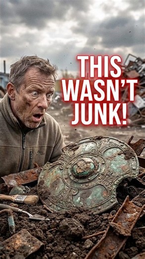 He Found an 1,800 Year Old Shield in a Junkyard.. Then Discovered What Was Inside