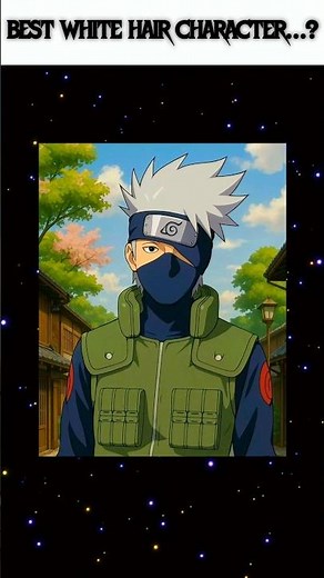 Best White Hair Anime Characters 💀 #shorts #anime