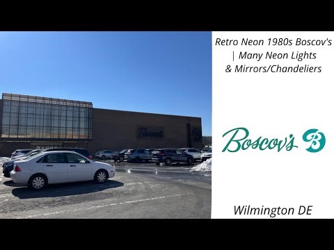 Retro Neon 1980s Era Boscov's | Neon Lights & Mirrors/Chandeliers | Wilmington DE