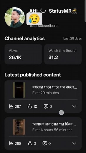 আমিও একদিন ইউটুবার হবো#sad #shortsvideo #youtubeshorts