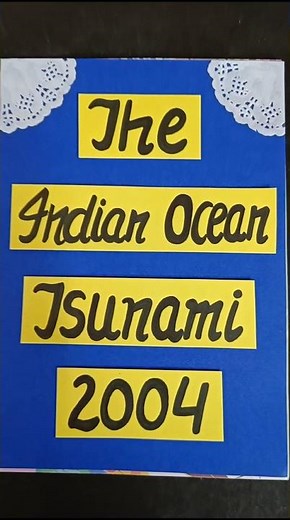 The Indian Ocean Tsunami 2004 Disaster Management Project Class 9th