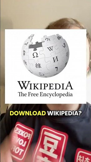 You Can Just Download Wikipedia