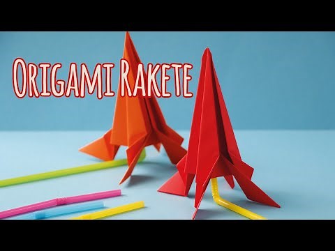 Origami Rakete basteln | Einfache Faltanleitung | Talu.de
