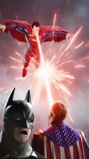 Superman vs Homelander The Ultimate Laser Fight!😱#Superman #Homelander #TheBoys #DC #GameIQ #Shorts