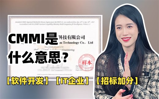 CMMI认证是什么意思？