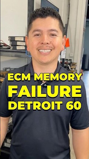 🛠️ Detroit Series 60 ECM Showing Code 53? #DieselEngine #ECMRepair #TruckMaintenance