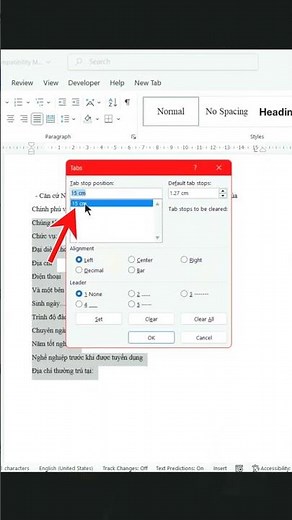 Cách tạo dấu chấm hàng loạt trong Word