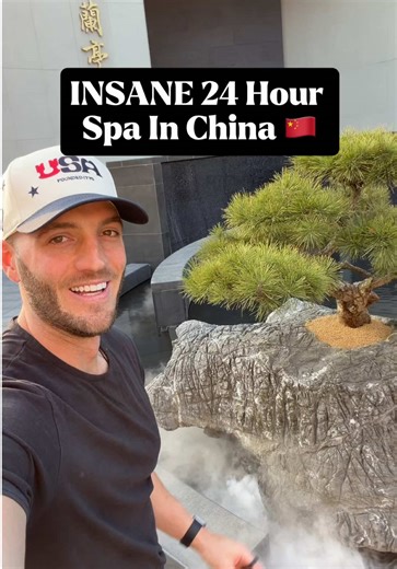 Insane $120 24 hour spa in China. 📍Qushui Lanting, Shanghai #china #spa