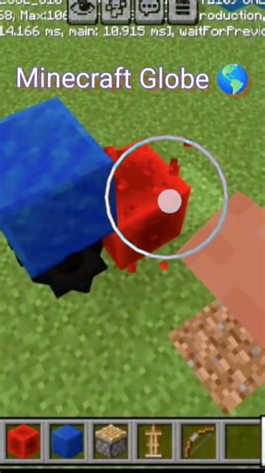 #minecraftshorts #gaming Minecraft Globe 🌍🌎