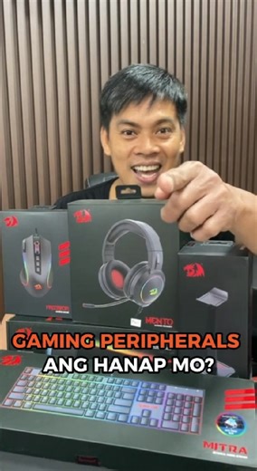 Dominate every game with Redragon peripherals! Precision, performance, at solid style sa bawat galaw! Get yours now at TNCPC Warehouse! #Redragon #GamingGear #TNCPCWarehouse | TNCPC Warehouse