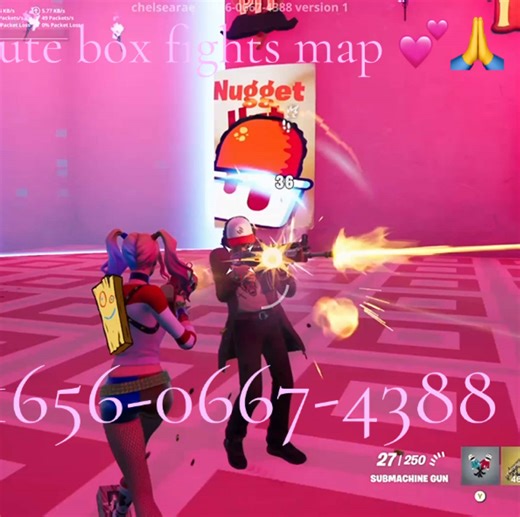 cute fortnite box fights map 💕🙏 use code CHELSEARAE in the item shop 💕 #fortnite #battleroyale #foryoupage #fyp #repost