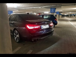 BMW M760Li xDrive V12 6.6 sound, exhaust sound, revs, start up sound