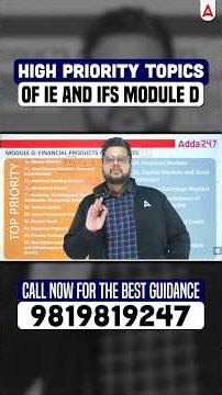 High Priority Topics of IE and IFS Module D #jaiibpreparation2026 #jaiibieandifs #kinshukbahlan