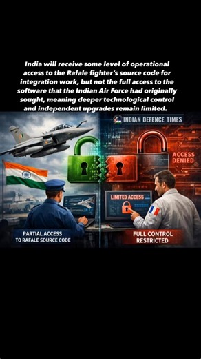 India will receive some level of operational access to the Rafale fighter’s source code for integration work, but not the full access to the software that the Indian Air Force had originally sought, meaning deeper technological control and independent upgrades remain limited. ￼ | Indian Defence Times