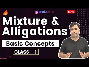 Mixture & Alligation Tricks Basic Concepts for SBI PO | IBPS PO CLERK | SSC | RRB NTPC | Class 1