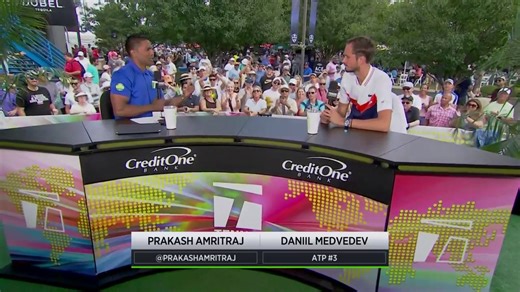 Medvedev caught up with the Tennis Channel Live Desk at the Western & Southern Open.