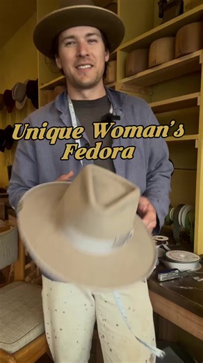 Custom Beaver Fur Fedora Design for Women