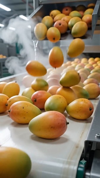 How Mango Juice Is Made | Satisfying Mango Juice Factor