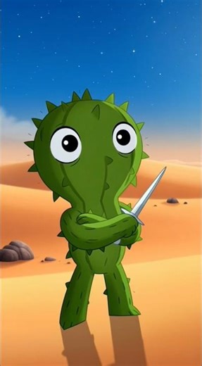 THE CACTUS THAT GUARDS THE SKY 🌵⚡#shorts