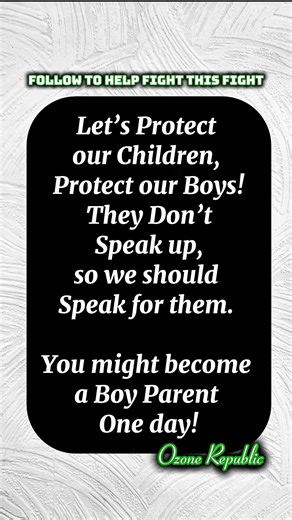 Nobody Talks About What Happens to the Boy Child 💔