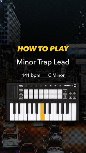 Learn to play a Minor Trap Lead in Melodics 🎶