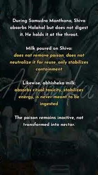 You Were Never Supposed to Drink Shivling Milk | What Hindu Shastra Actually Says