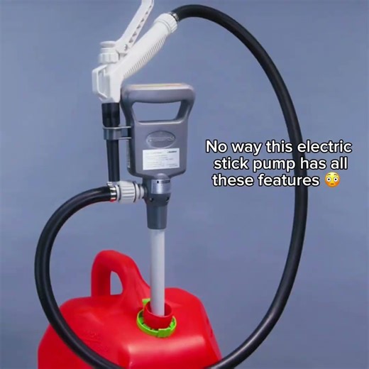 No more fumbling with heavy gas cans!