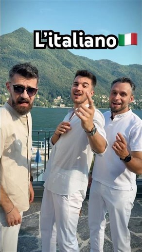ADLV - L’italiano🤌🏼Toto Cutugno Cover at Lago di Como #ItalianMusic #Boyband #shortsitaly #live