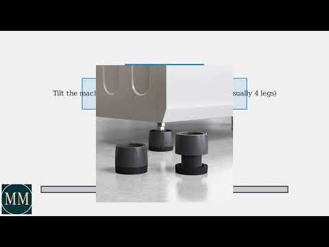 How to Adjust Bosch Washing Machine Legs – Leveling for Vibration & Noise Fix