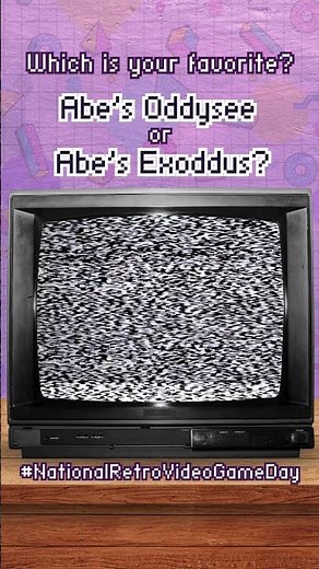 Abe's Oddysee or Abe's Exoddus!? #NationalRetroVideoGameDay\n#Oddworld