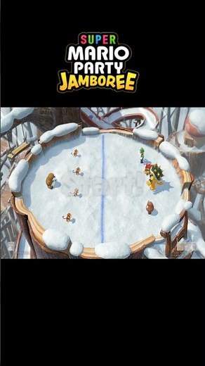 Super Mario Party Jamboree Luigi VS Bowser VS Monty Mole VS Goomba Bowser's Keep