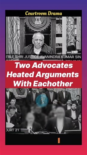 Two Advocates Heated Arguments With Eachother In The Courtroom #judge#lawyer#argument#legalcourts