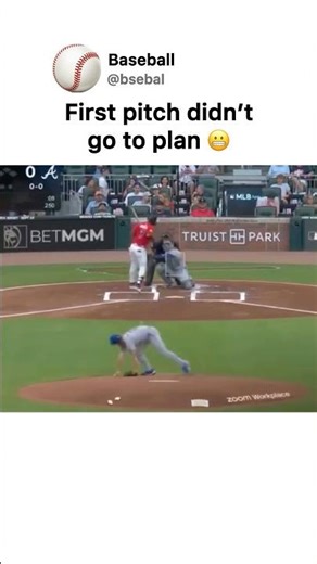 Failed Pitch 😬 #baseball