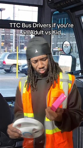 Kwedaman on Instagram: "TTC Bus drivers if you’re an adult vs kid #toronto #torontotransitcommission #kwedaman #ttc"