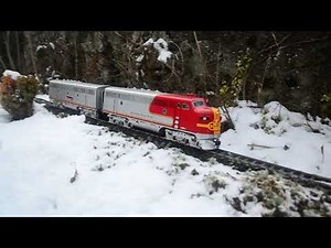 USA Trains Santa Fe F3s with grrreat!!! Phoenix sound - G scale