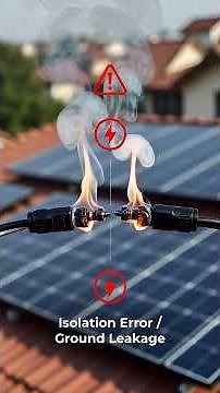 Why Your Solar Inverter Shows "Low ISO" & "Ground Fault" Alarms🚨 PV Isolation,Arc Faults Explained