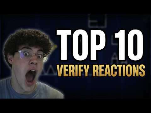 Every Top 10 Demon Verification Reaction! | Geometry Dash