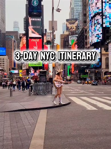 3-day NYC itinerary — iconic sights, neighborhoods, food, and a little glam. 🗽 Day 1 – Classic Manhattan (Midtown Magic) Morning ☕ Coffee bagel near Bryant Park 🏙️ Visit Top of the Rock (best skyline views) 🚶 Walk 5th Avenue ⛪ St. Patrick’s Cathedral (quick stop) Midday 🌳 Explore Central Park Bethesda Terrace & Fountain Bow Bridge The Mall 🍽 Lunch near Columbus Circle Afternoon 🎭 Times Square (quick walk-through) 🛍 Rockefeller Center area Evening 🍸 Rooftop bar (230 Fifth / Harriet’s Roof